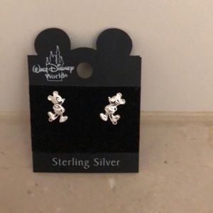 Sterling Silver Mickey Mouse Earrings